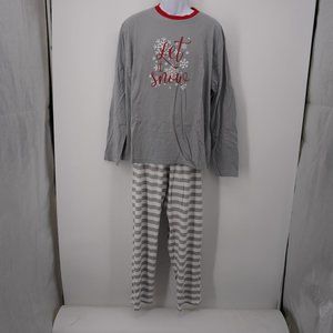 Gray Long Sleeve 'Let It Snow' Shirt
